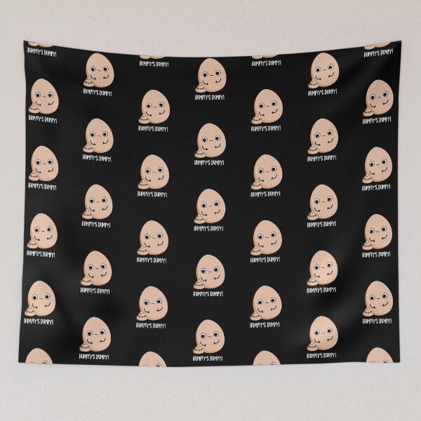 Item preview, Humpty's Dumpy Funny Egg Poop Puns (Dark BG) designed and sold by punnybone.