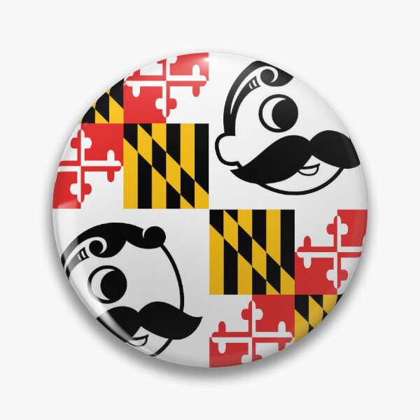 Item preview, Baltimore Maryland Icon Mustache Pattern designed and sold by Draculaura2009.