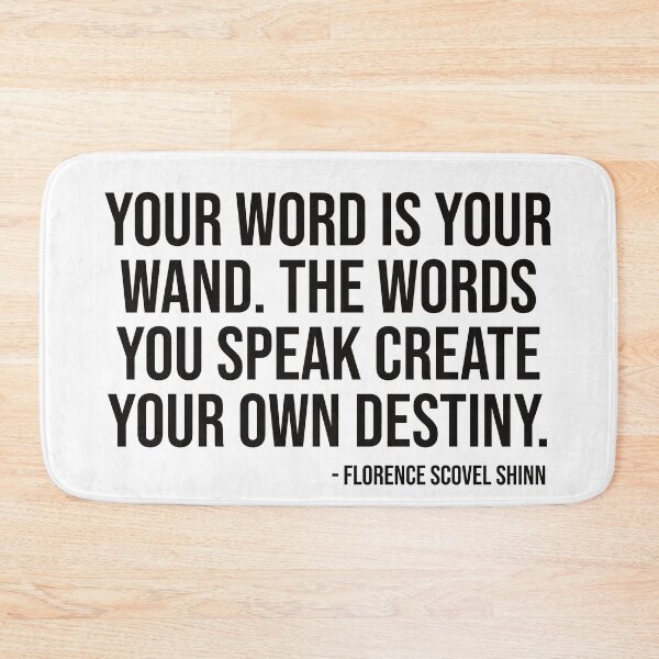 Item preview, YOUR WORD IS YOUR WAND, Florence Scovel Shinn designed and sold by Logic72.