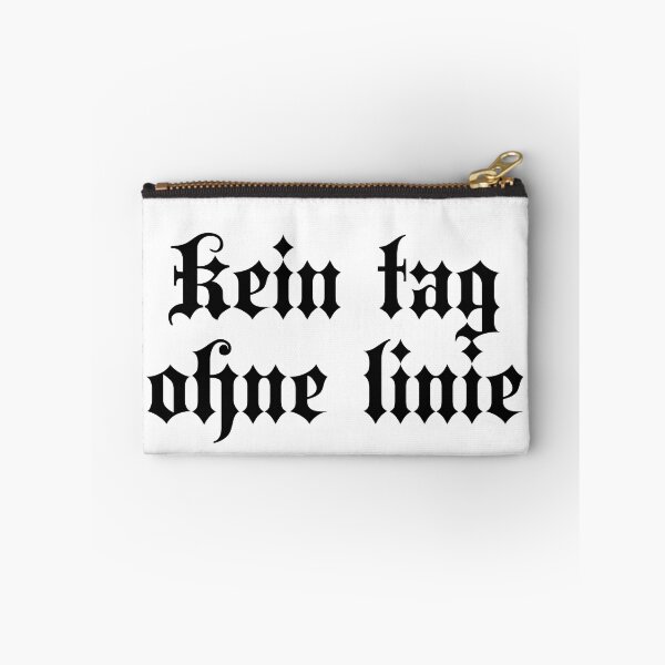 Item preview, Kein Tag Ohne Linie - Not A Day Without A Line - German Language designed and sold by JourneyCreative.
