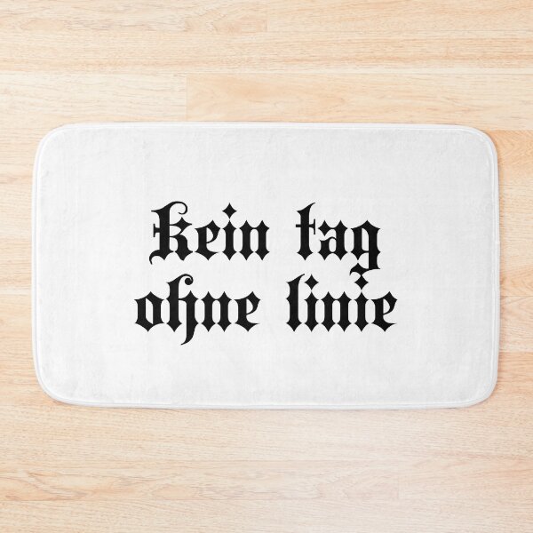 Item preview, Kein Tag Ohne Linie - Not A Day Without A Line - German Language designed and sold by JourneyCreative.