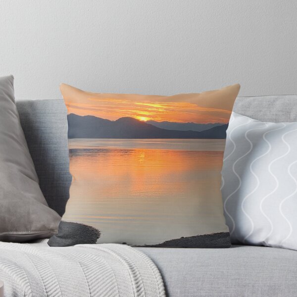 Item preview, Lena Beach Sunset over Alaskan Chilkat Mountains designed and sold by bethjmcewen.