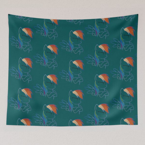 Item preview, RainbowDash Not amused Outline   designed and sold by BaldricStathams.