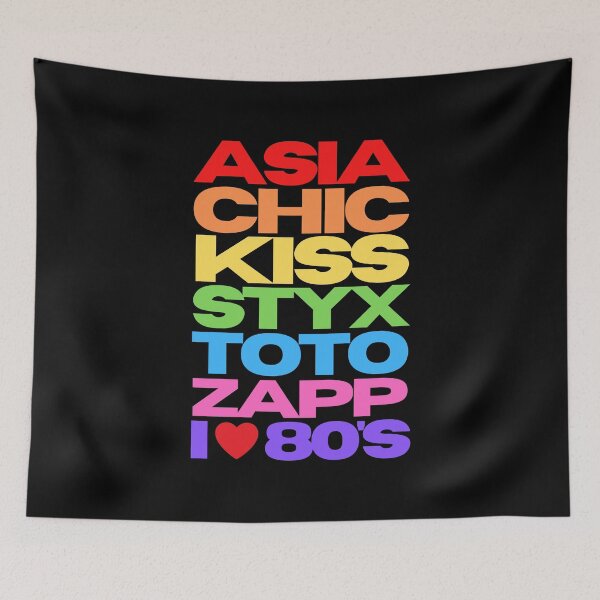 Item preview, I Love 80's Bands designed and sold by Mean-Musician.