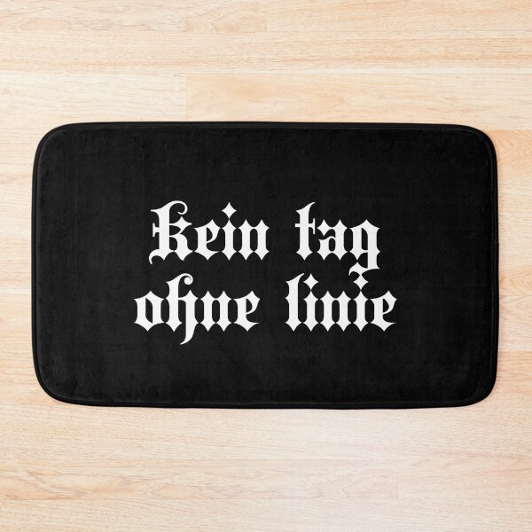 Item preview, Kein Tag Ohne Linie - Not A Day Without A Line - German Phrases - Writing designed and sold by JourneyCreative.