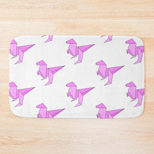 Item preview, Pink origami dinosaur  designed and sold by CalliesArt.