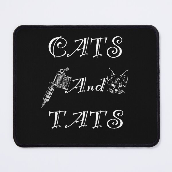 Item preview, Cats and Tats Cats Lover Flowers Cats Tattoo Cat Person designed and sold by MediTees.