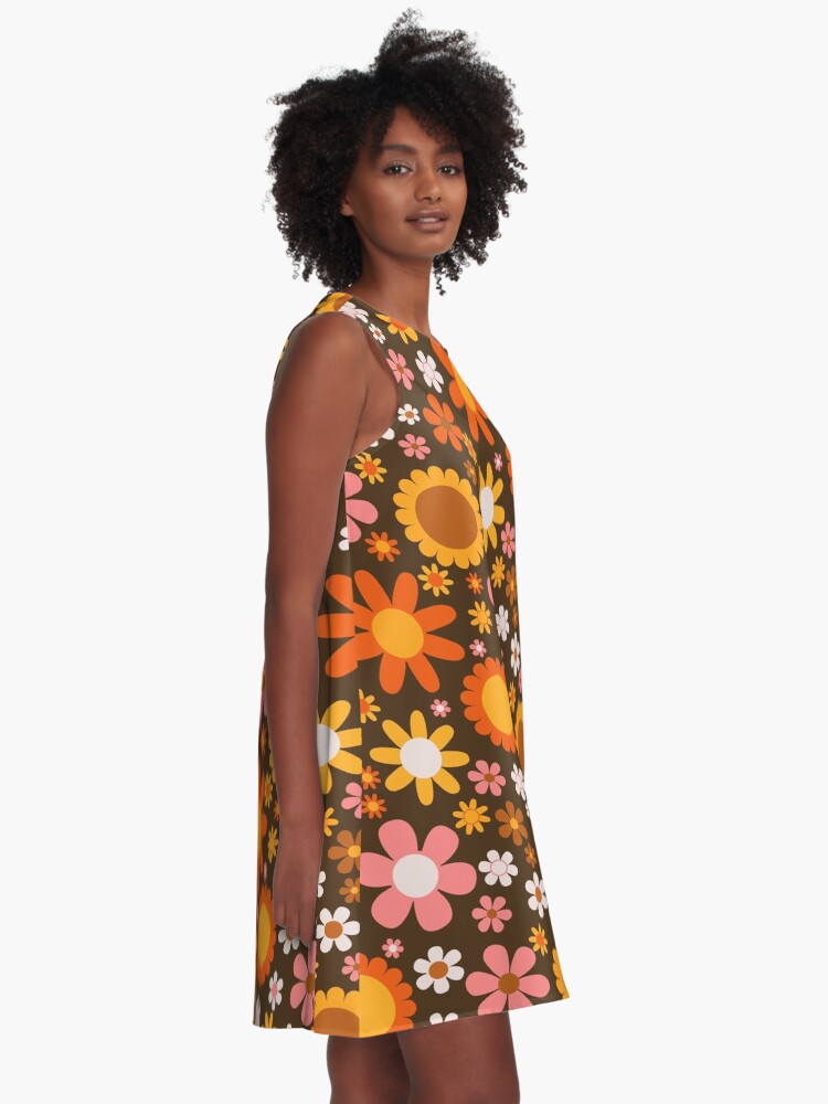 Flower power 2024 dresses 60s