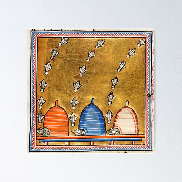 Item preview, Medieval Honeybees designed and sold by Serina Patterson.