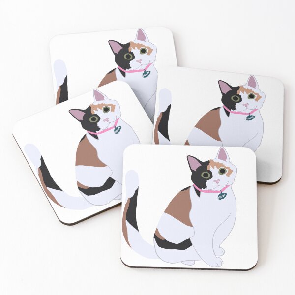 Item preview, felicette the calico designed and sold by vive aitchison.
