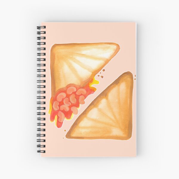 Jaffles: Baked Bean + Cheese Spiral Notebook