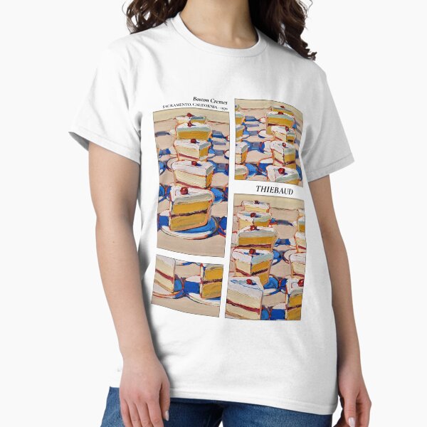 Item preview, Wayne Thiebaud vintage painting boston cremes designed and sold by MalignWineArt.