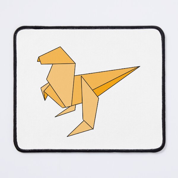 Item preview, Orange origami dinosaur designed and sold by CalliesArt.