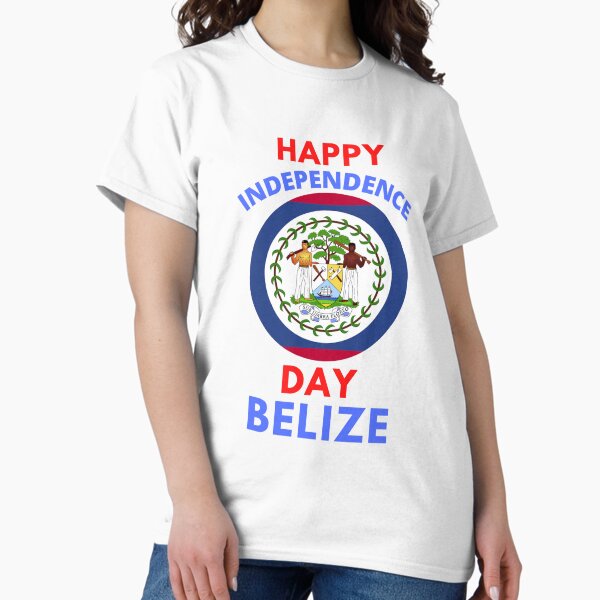 Happy Independence Day Belize Classic T-Shirt