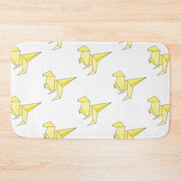 Item preview, Yellow origami dinosaur  designed and sold by CalliesArt.