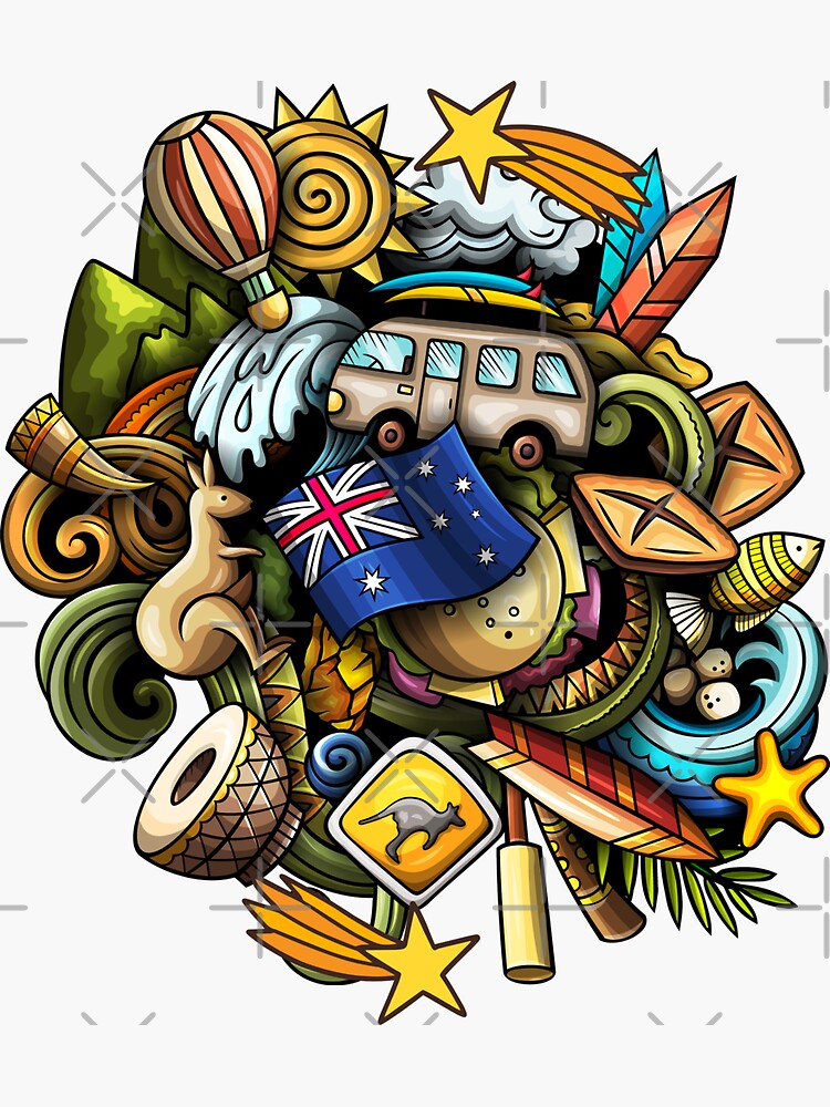 australia-is-the-perfect-place-sticker-for-sale-by-beeplan-redbubble