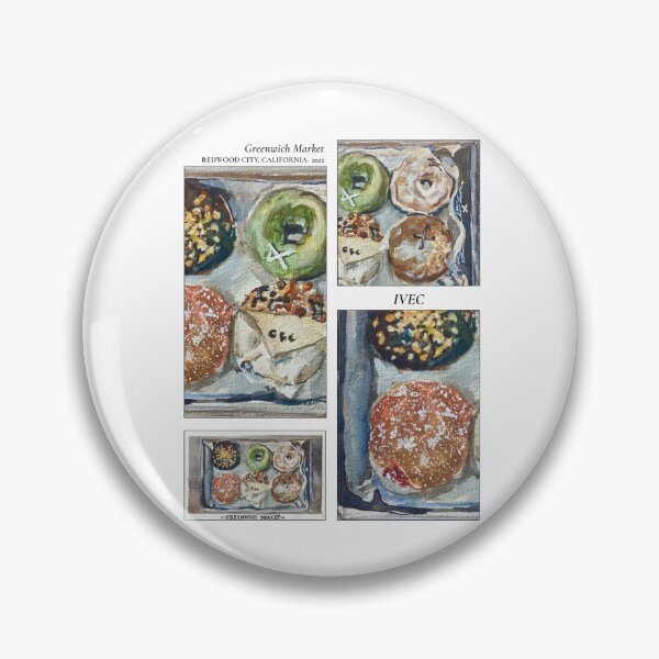 Item preview, Ivec vintage painting Greenwich market designed and sold by MalignWineArt.