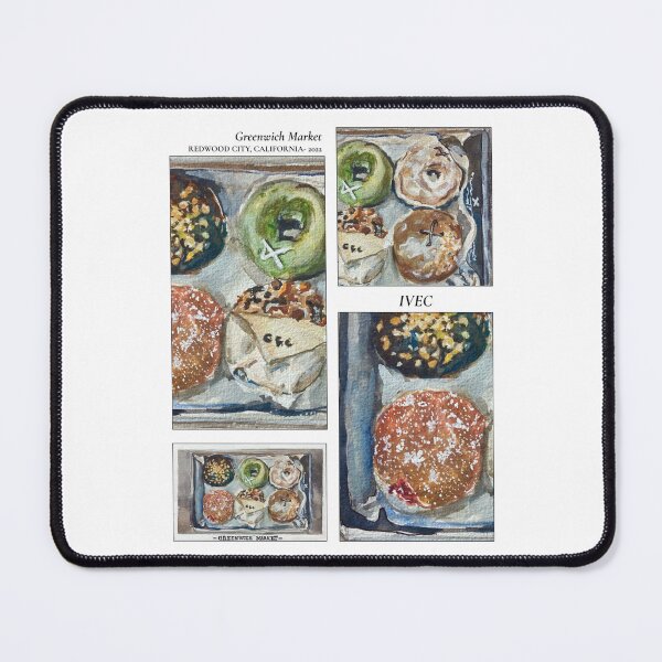 Item preview, Ivec vintage painting Greenwich market designed and sold by MalignWineArt.