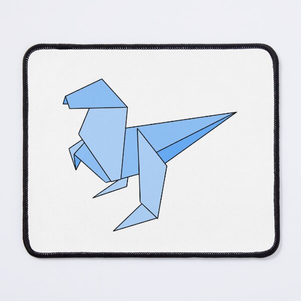 Item preview, Blue origami dinosaur  designed and sold by CalliesArt.