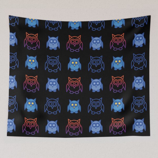 Item preview, Seamless owl pattern designed and sold by darshants.