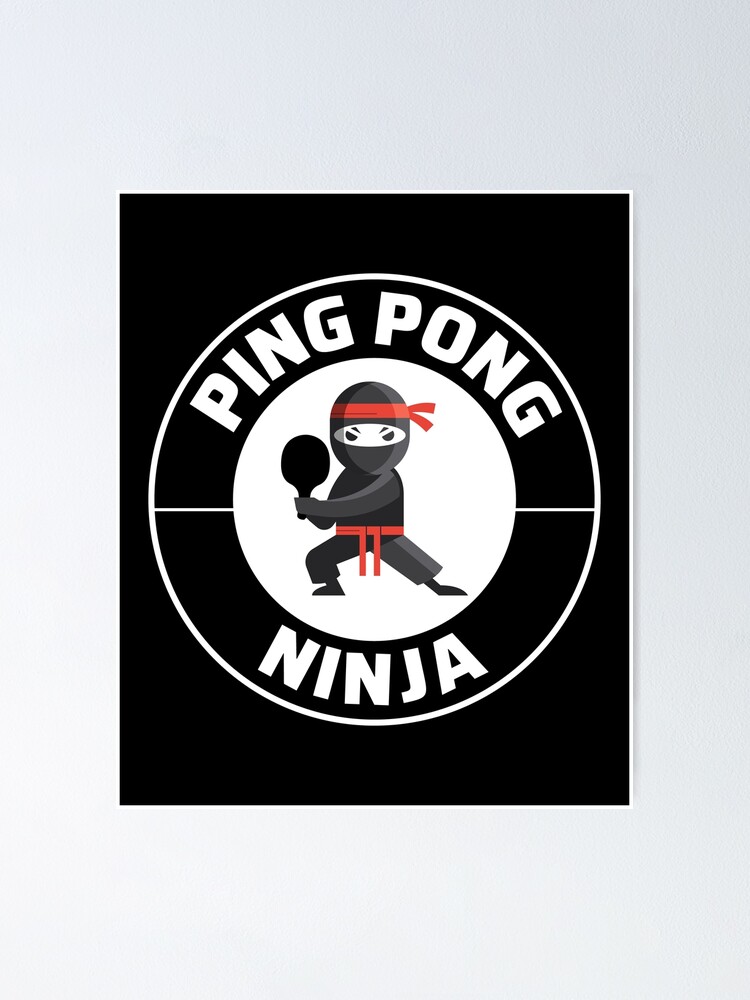 Ping Pong Table Tennis Ninja Warrior Funny