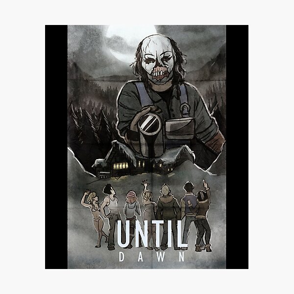 Item preview, Until Dawn - Psycho Poster  designed and sold by NerdFuelShop.