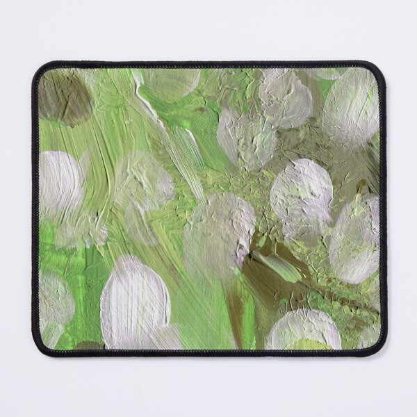 Item preview, Pastel Lime Green And Cream Abstract Painting designed and sold by DEC02.