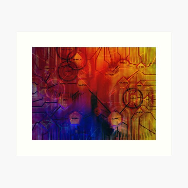 Inversal UDS Structural Sequence Number 23.475 Art Print