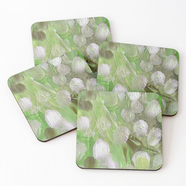 Item preview, Pastel Lime Green And Cream Abstract Painting designed and sold by DEC02.