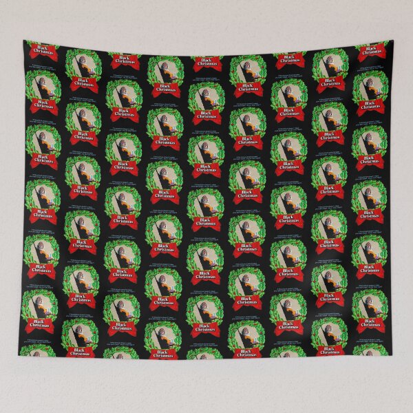 Item preview, Black Christmas  - Black Wreath（1974）☆VHSGasm Video☆  | HORROR MERCH BEST SELLING Limited Edition | Perfect Gift For You And Friends designed and sold by Kelsey Debbie.