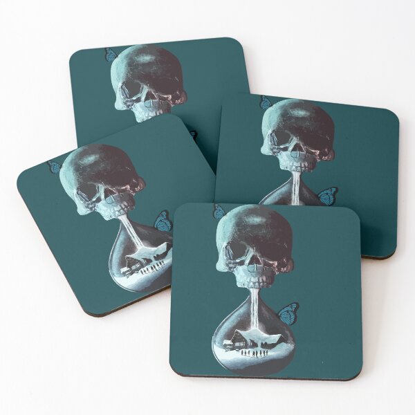 Item preview, Until dawn - skull and butterflies  designed and sold by NerdFuelShop.