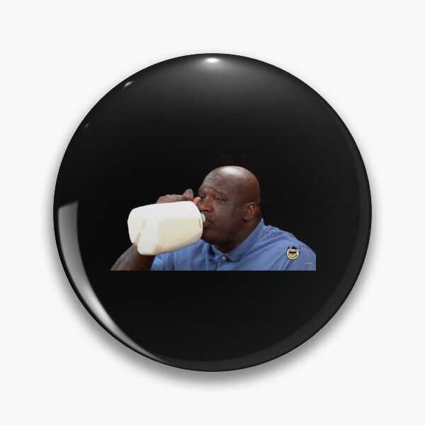 Item preview, Shaq Drinking Milk Sticker designed and sold by palicia9x.