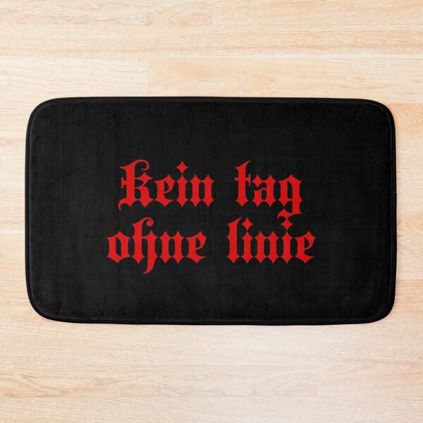 Item preview, Kein Tag Ohne Linie - Not A Day Without A Line - German Phrases - Writing - Red designed and sold by JourneyCreative.