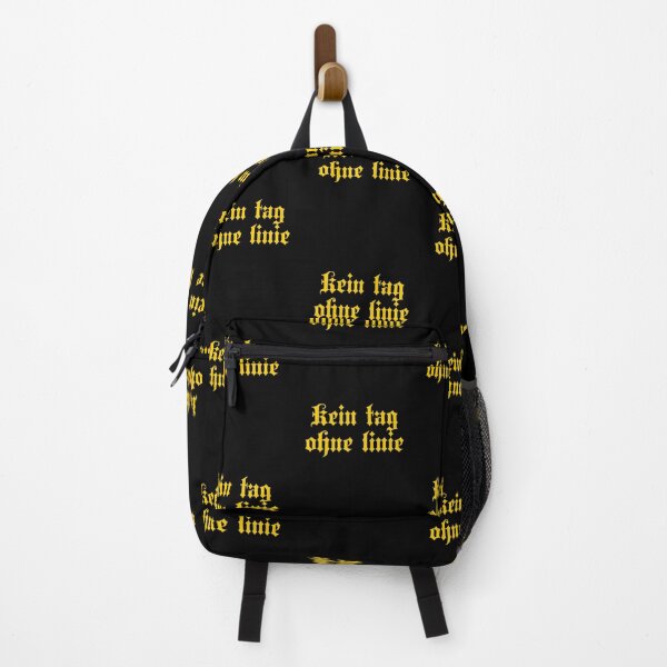Item preview, Kein Tag Ohne Linie - Not A Day Without A Line - German Phrases - Writing - Yellow designed and sold by JourneyCreative.