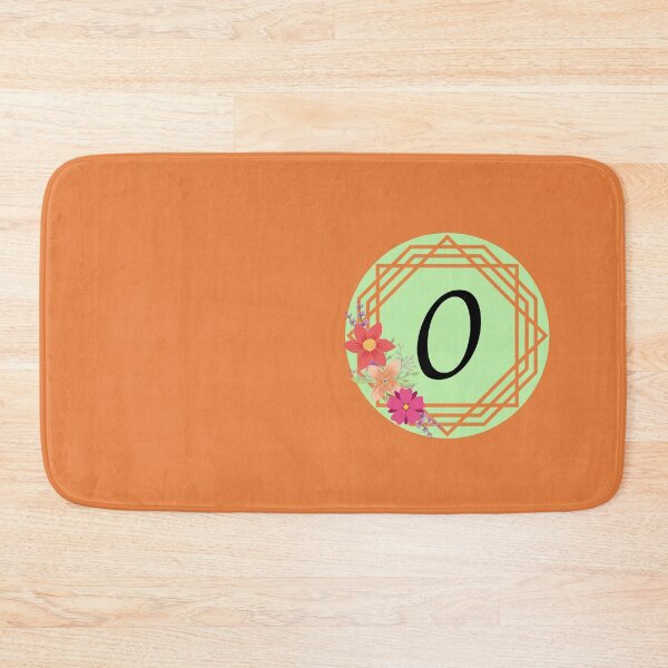 Item preview, Floral Geometric Upper Case Letter O Monogram designed and sold by MGonline.