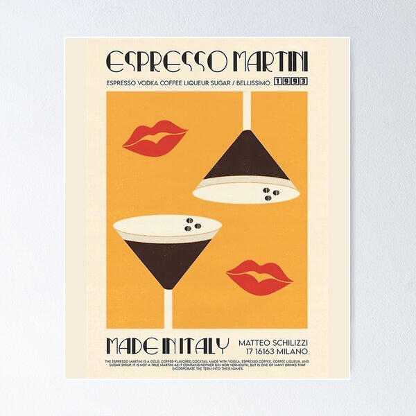 Artikel-Vorschau von Espresso-Martini-Plakat, designt und verkauft von Joshnokovik.