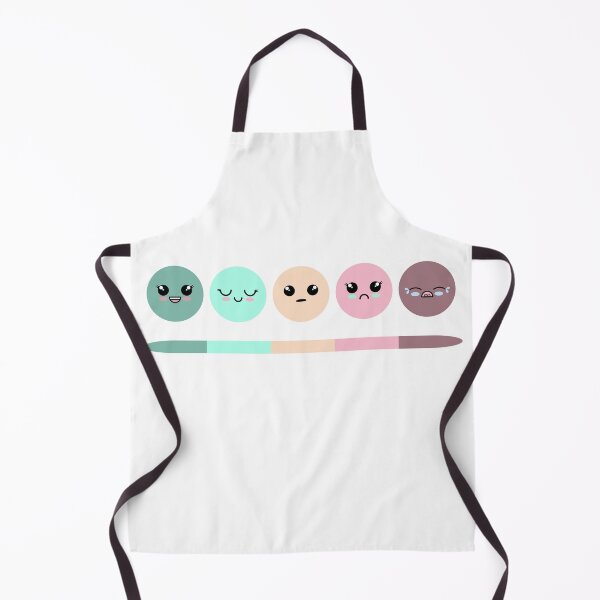 Item preview, Cute Kawaii style emoji or emoticon scale for rating happy smile neutral sad designed and sold by Hollyharry.
