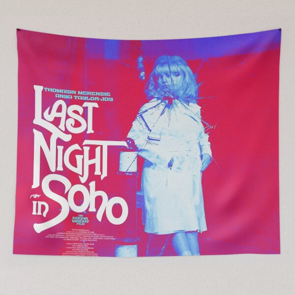 Item preview, Red & Blue Last Night in Soho - designed and sold by ceprotboto.