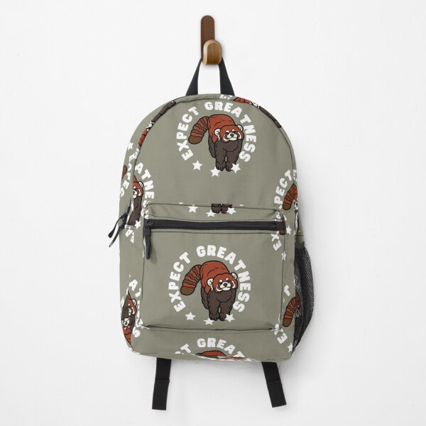 Item preview, Red Panda Expect Greatness designed and sold by GleamingGiant.