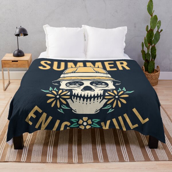 Item preview, Summer Enjoy Skull Illustration designed and sold by rukurustudio.
