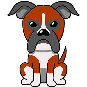 Artwork thumbnail, Boxer dog by RICK00