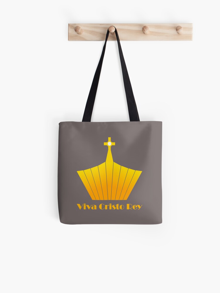 Imagen 1 de 2, Bolsa de tela con la obra Viva Cristo rey, diseñada y vendida por kikino1988.