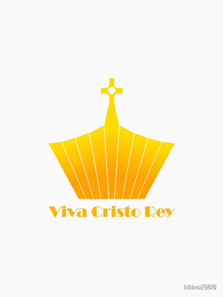 Imagen 3 de 3, Camiseta ¾ estilo béisbol con la obra Viva Cristo rey, diseñada y vendida por kikino1988.