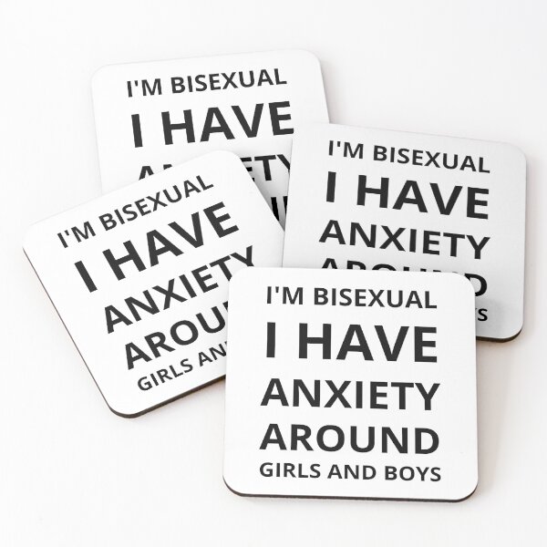 Item preview, I'm Bisexual I Have Anxiety Around Girls And Boys designed and sold by LuckyKermit.
