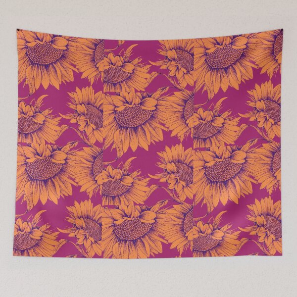 Item preview, Bright Orange Sunflowers designed and sold by Flower Magic .