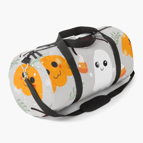 Artikelvorschau, Niedlicher Halloween-Kürbiskopf mit Fledermäusen, Spinnen und Süßigkeitenmuster entworfen und verkauft von Cutiespattern.