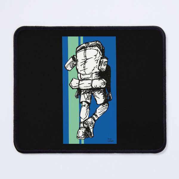 Item preview, Backpacker Bluegreen Sticker designed and sold by carurbrenda.