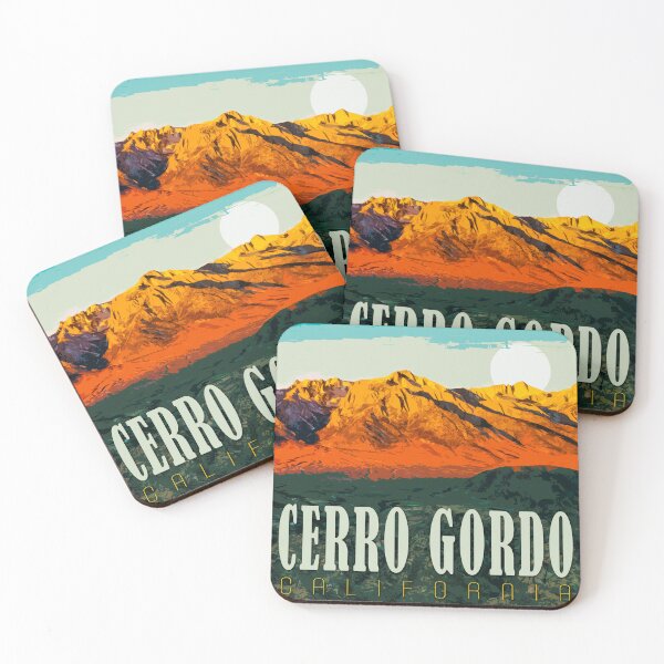 Item preview, Cerro Gordo Mount Whitney Travel Poster designed and sold by SJMexplores.