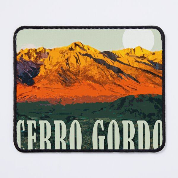 Item preview, Cerro Gordo Mount Whitney Travel Poster designed and sold by SJMexplores.