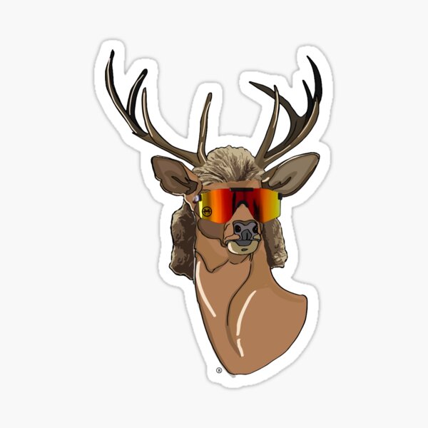 Deer Mullet Sticker